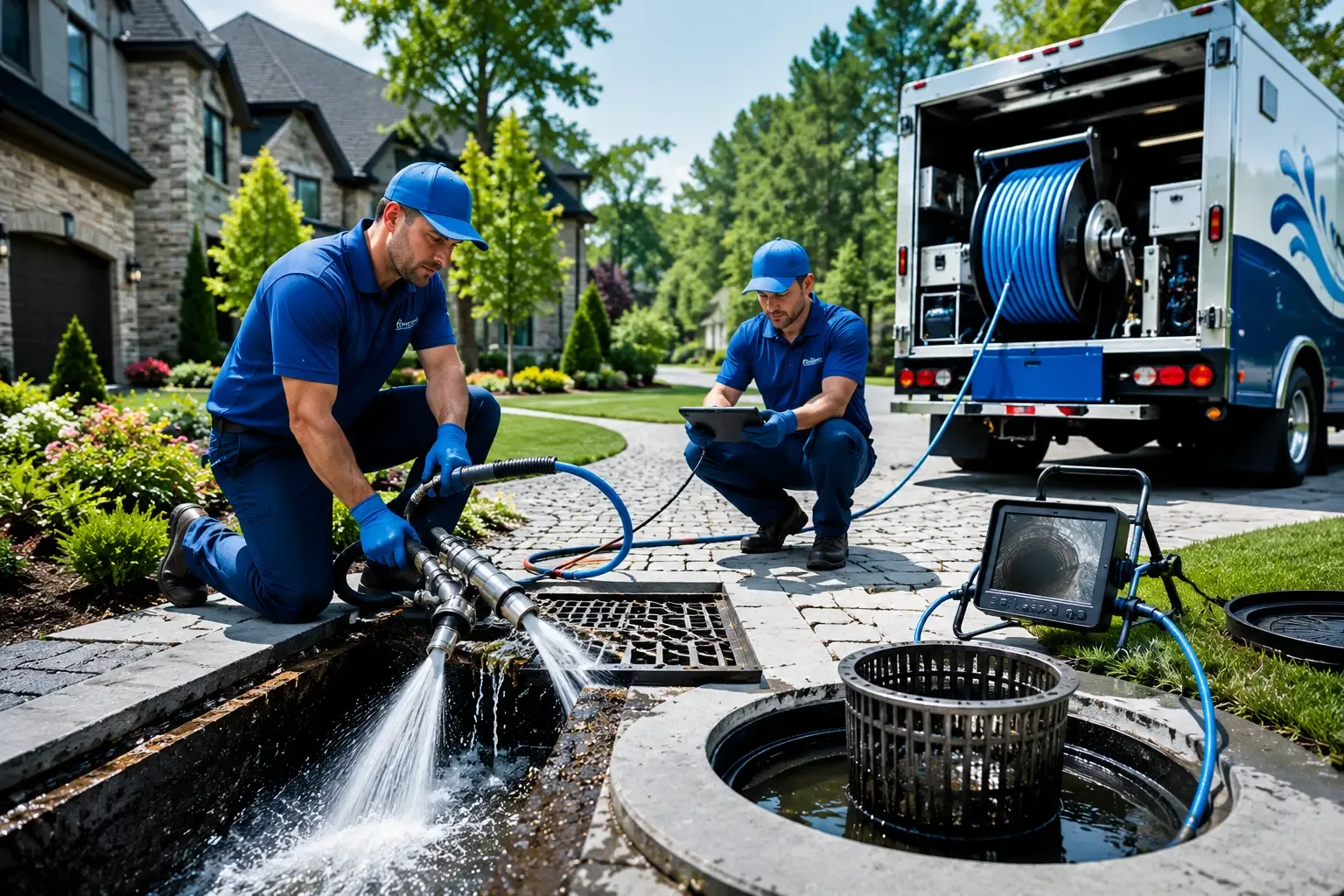 Local outdoor drain cleaning professionals in West Columbia, TX